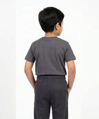 Kids Smart Baggy stretchable premium trouser Dotted Black Texture BLW-0136