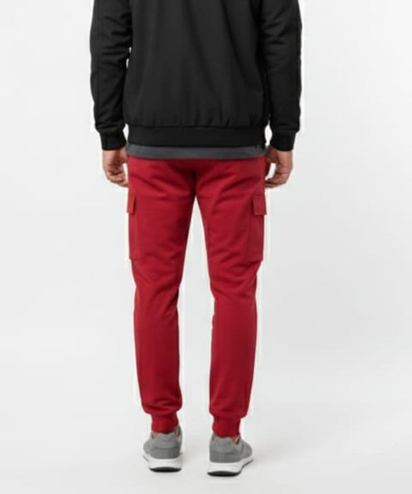 Men's Sports Trousers Six Pocket - Maroon LWR-0513