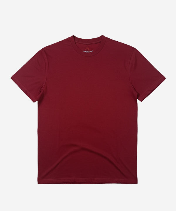 HR Clothing Men’s Basic T-Shirt – Maroon TSH-5919