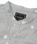 Men's Casual Shirt - Shc-1460 Black Stripe