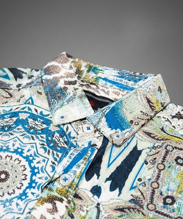 Men's Casual Shirt - Shc-1216 Multi Printed