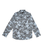 Men's Casual Comouflage Shirt - Army Grey SHC-1466
