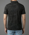 Men's T-Shirt Collar Black Tsh-7025