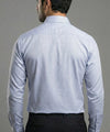 Men's Dress Shirt - Texture Blue Dsh-0287