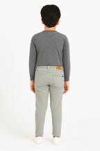 Kids Cotton Chino Pant - Bcp-0036 L Green