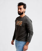 Men's Sweat Shirt - Dark Green Game Mode