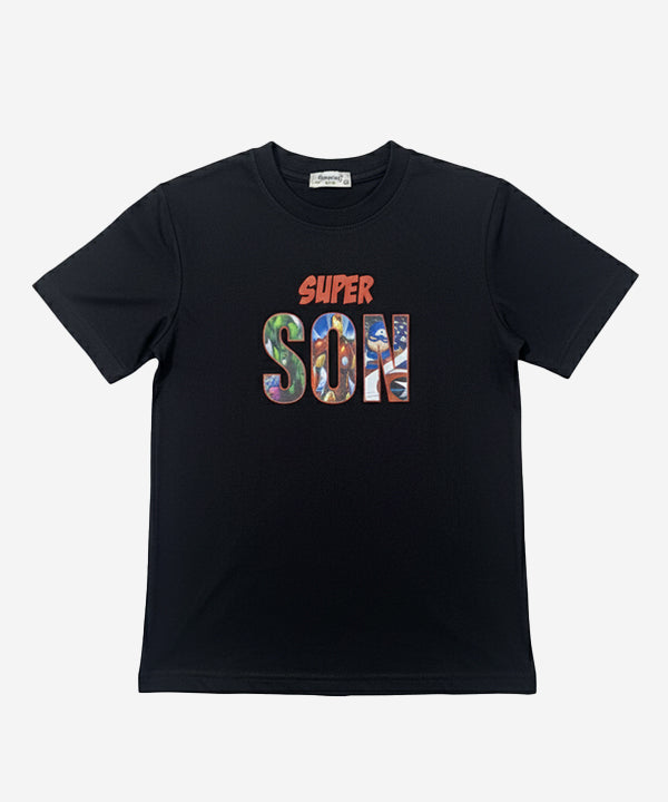 HR clothing Kids Super Son Tee's - Black BTS-1899