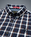 Men's Casual Shirt - Shc-1701 Brown Chk