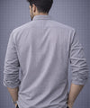 Men's Casual Shirt - Shc-1063 Dotted Grey