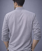 Men's Casual Shirt - Shc-1063 Dotted Grey