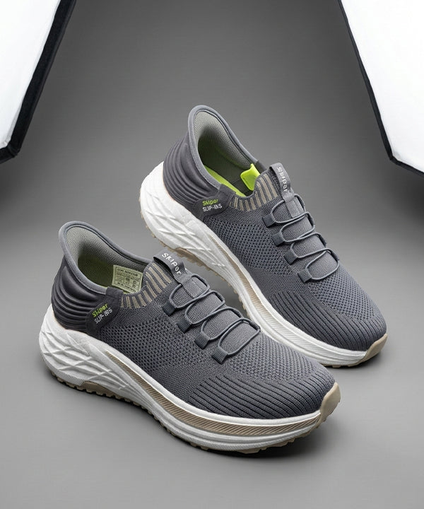 Knit Running Sneakers Fw-0161 D-Grey