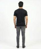 HR Clothing Men’s Printed T-Shirt – Black TSH-5684