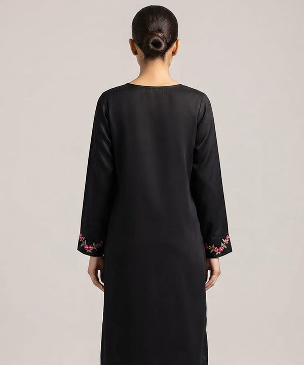 Women's Eastern Black Embroidered 3-piece 0004