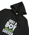 Kids Soccer Hoddie Bts-1911 - Black