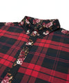 Men's Casual Shirt - Shc-0817 Black Floral B