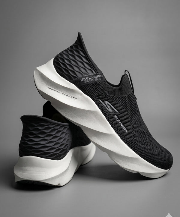 Knit Running Sneakers Fw-0179 Black