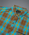 Men's Casual Shirt - Shc-1191 Ferozi Chk