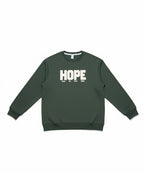 Men's Sweat Shirt Hope - Green Tsh-5969