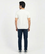 HR Clothing Men’s Printed T-Shirt – White TSH-5879