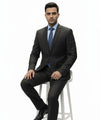 Formal Suit Gst-0125 Black