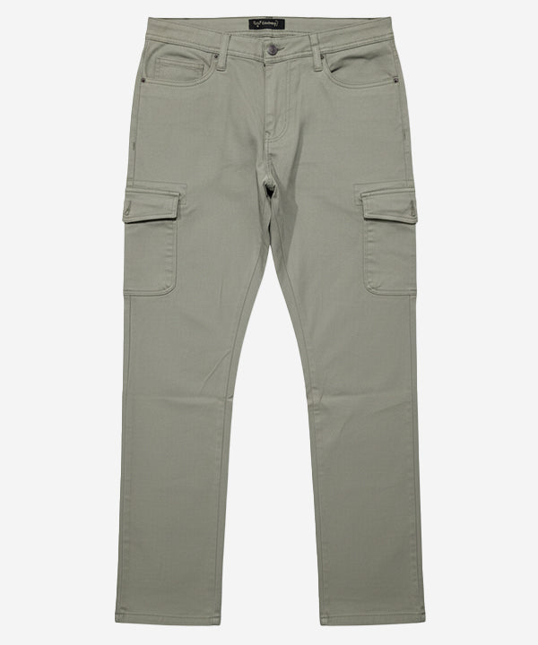 Men's Cotton Pant 6 Pocket - Stone L- Green Cp-0550