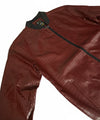 Men's Faux Leather Jacket Jk-0451 Maroon