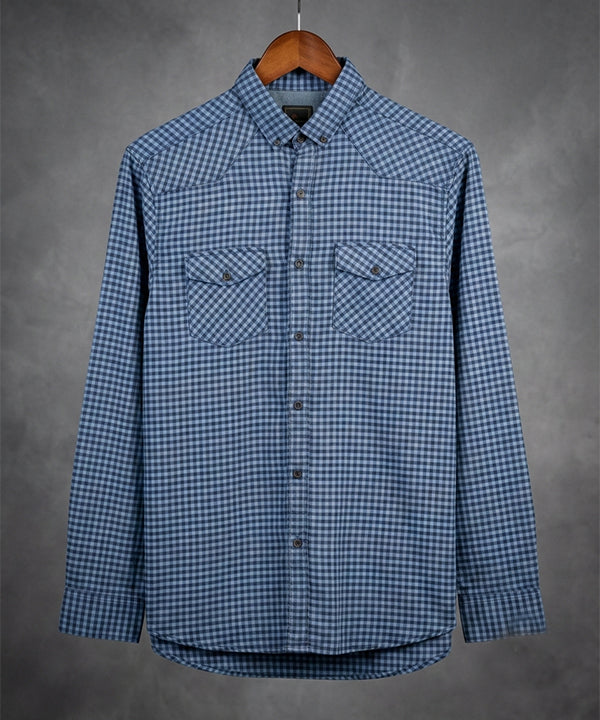 Men's Casual Shirt - Shc-1579 Blue Chk