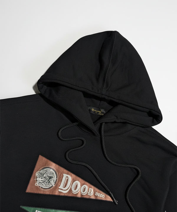 Men's Printed Hoodie - Black Tsh-5994