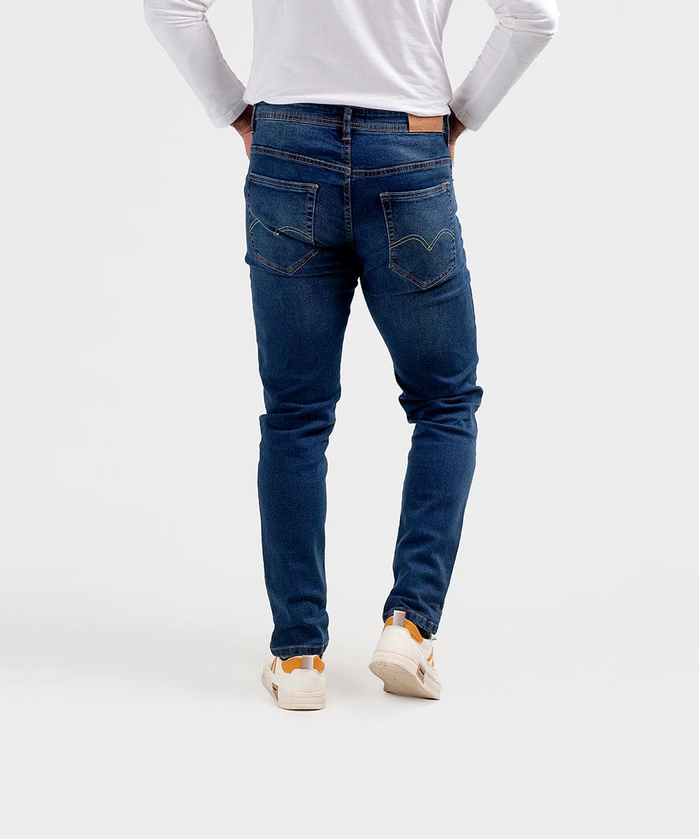 HR Clothing Men's Denim - Blue JP-1846
