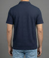 Men's T-Shirt Collar Navy Tsh-7023