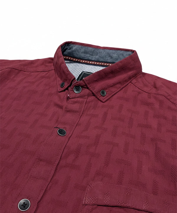 Men's Casual Shirt - Shc-1042 Persian Red