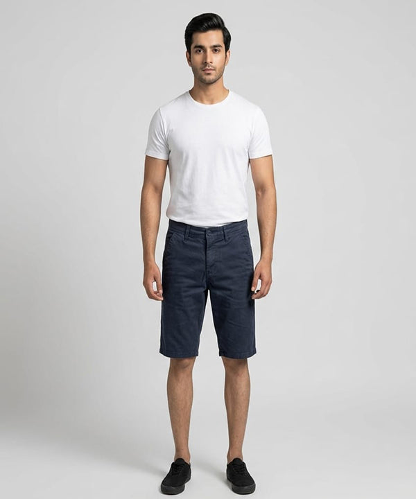 Men’s Summer Cotton Navy Shorts- BR-0071