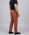 HR Clothing Men's Linen Trousers - Rust LWR-0537