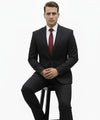 Formal Suit Gst-0127 Texture Black