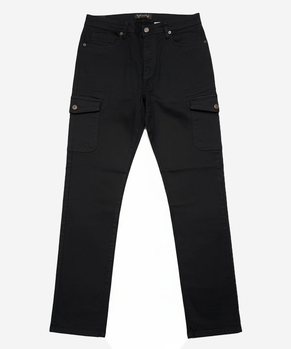 Men's Cotton Pant 6 Pocket - Black Cp-0542