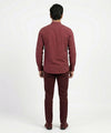 Men's Casual Shirt - Maroon Shc-1590 ORG