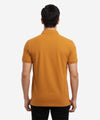HR Clothing Men's T-Shirt Texture Collar Camel