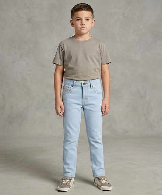 Kids Jeans Pant - BJP-0295 Ice Blue