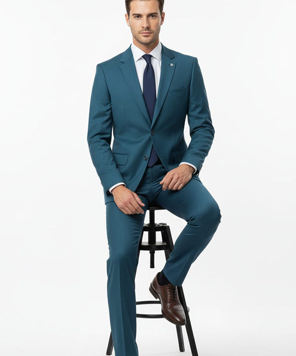 Formal Suit Gst-0117 Royal Blue 2 Button