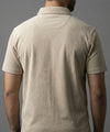 Men's T-Shirt Collar L Coffee Tsh-5923