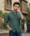 Men's Casual Shirt - Shc-1681 Green