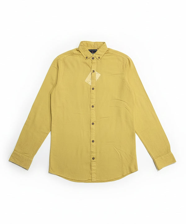 Men's Casual Shirt - Shc-1351 Printed Yellow