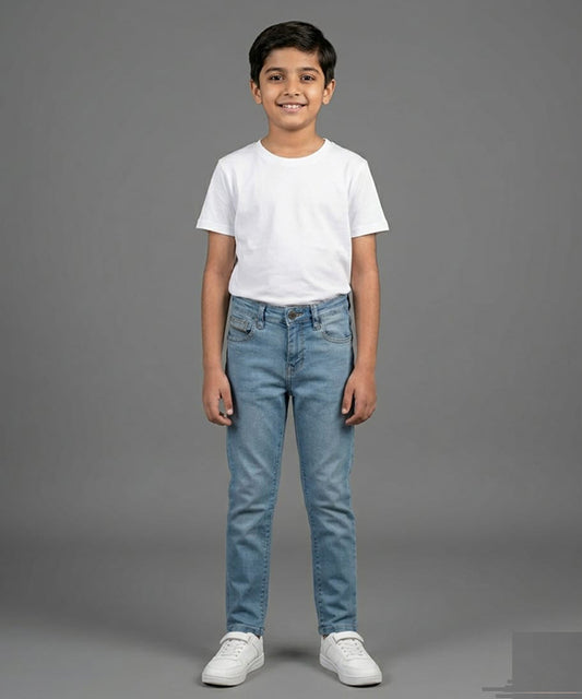 Boys Ice Blue Stretch Denim Jeans- Bjp-0292