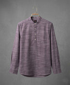 Men's Casual Shirt - Shc-1721 Purple Texture