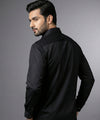 Men's Casual Shirt - Black Stripe Shc-1972 Strech Fabric (ORG)