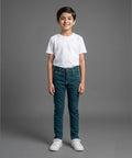 Boys Greenish Stretch Denim Jeans- Bjp-0307