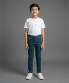 Boys Greenish Stretch Denim Jeans- Bjp-0307