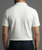 Men's T-Shirt Collar White Jhony Collar Tsh-7025