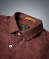 Men's Casual Shirt - Maroon texture- Shc-1971 (ORG)