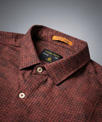 Men's Casual Shirt - Maroon texture- Shc-1971 (ORG)